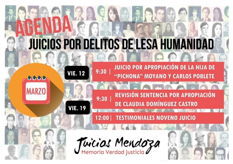 Agenda juicios marzo